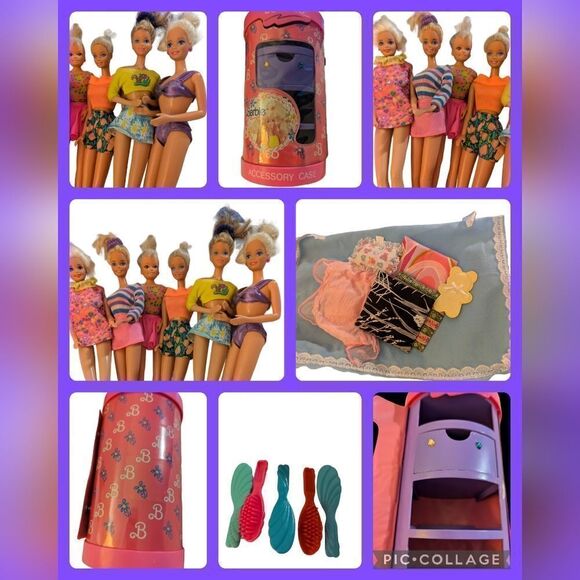 Vintage Large lot of 80s/90s Barbies and accessories - Picture 2 of 11